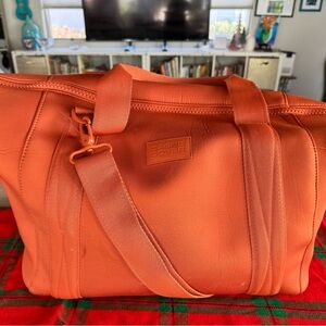 Dagne Dover Landon Neoprene Weekend Bag - Bold Orange (Extra Large)
